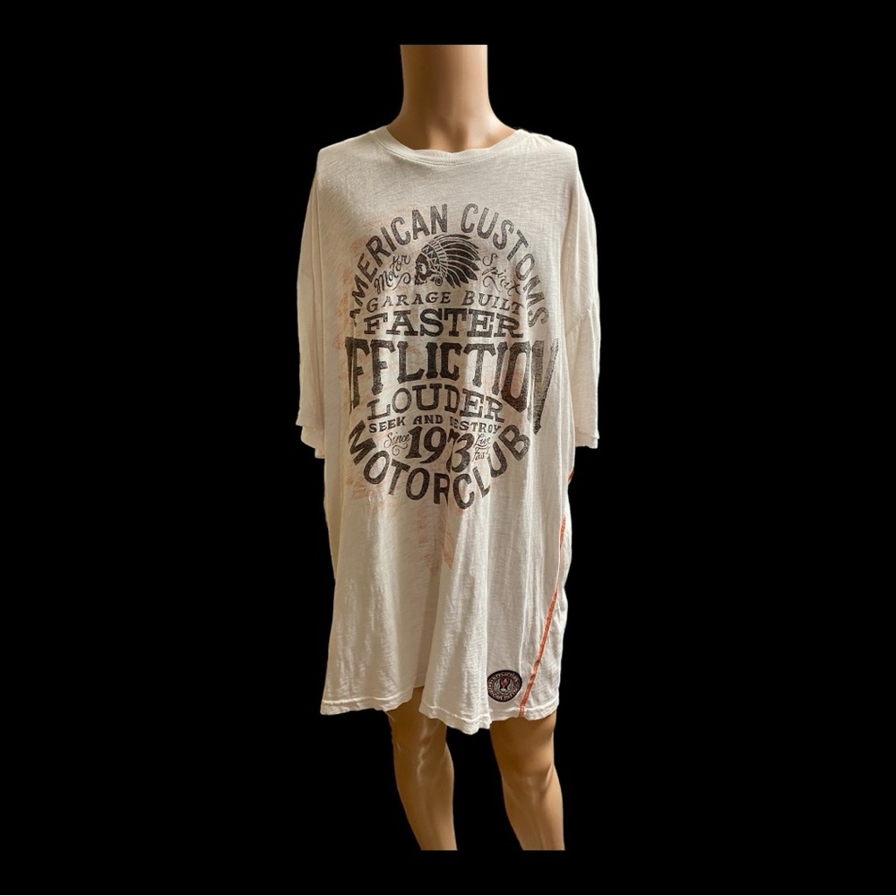 Affliction Mens 3XL Reversible t-shirt.